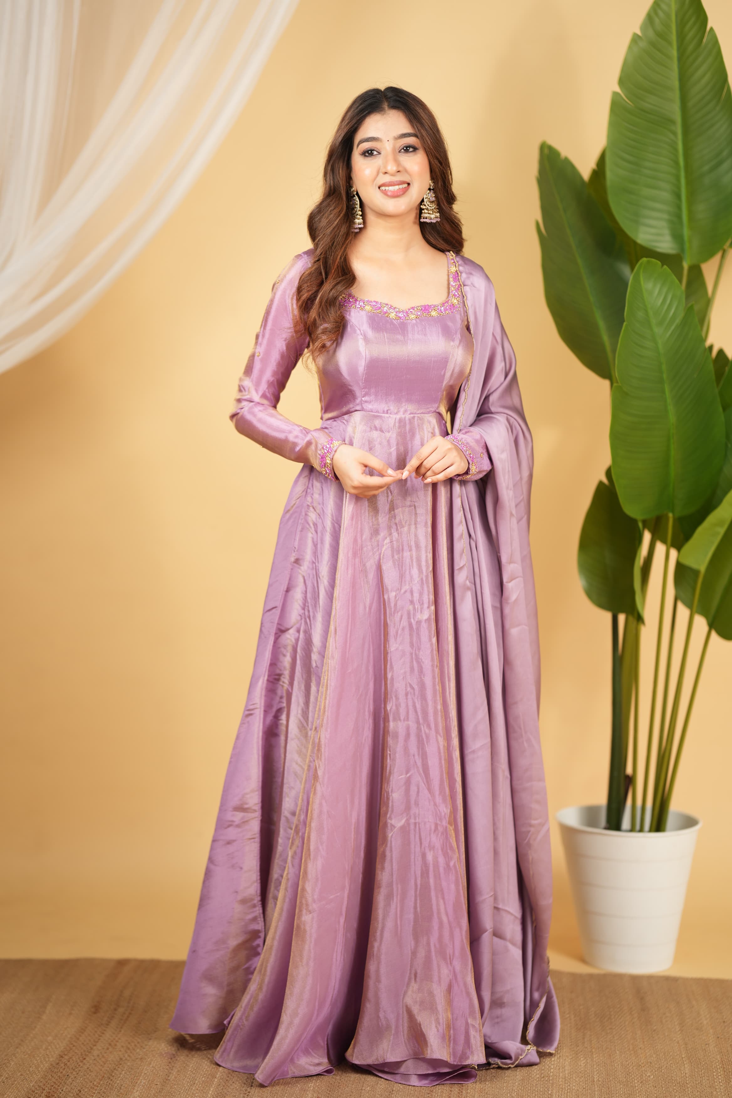 DD718 Lillia Premium Designer Anarkali Dress - Elegant Pakistani/Indian Party Wear for Weddings, Festivals & Special Occasions
