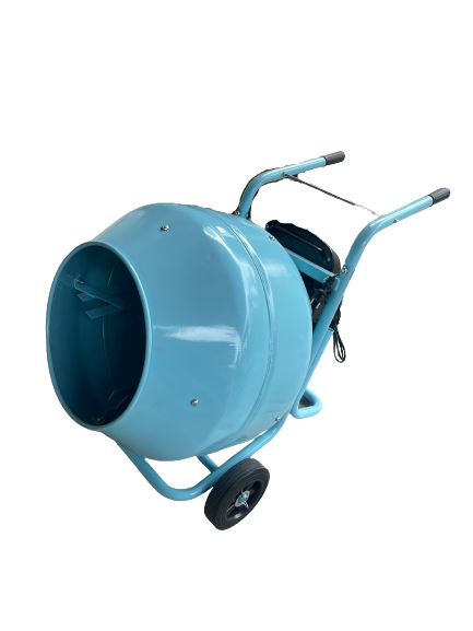 160L Electric Cement Mixer with 240V Motor - Portable Concrete Mixer for Construction & DIY Projects (MIKASA BLUE, Model CMX HGJ160 LG) - Perfect for Building, Renovation & Home Improvement
