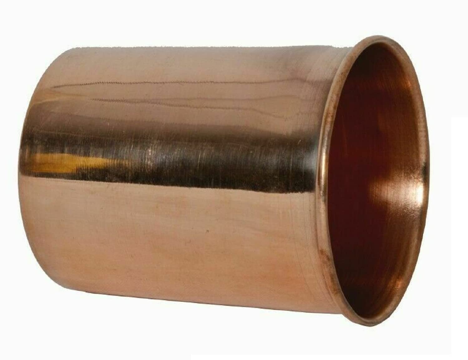 Pure Copper 900ml Ayurvedic Water Bottle with 2 Glass Cups - Detoxifying & Health Benefits for Home, Office & Yoga Practice