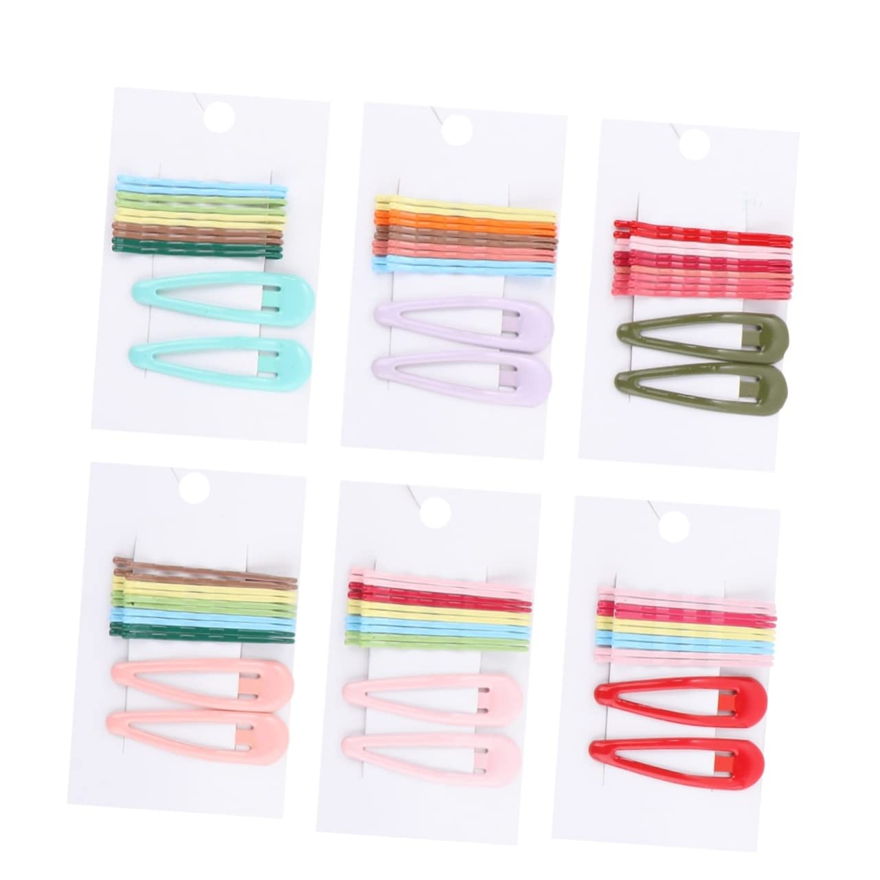 Minkissy 1 Set Cute Cartoon Hair Clips & Bobby Pins - Colorful Blush Hair Accessories for Bangs, Barrettes, Makeup (Carrot & Candy-Colored) - Perfect for School, Parties, Cosplay & Daily Styling