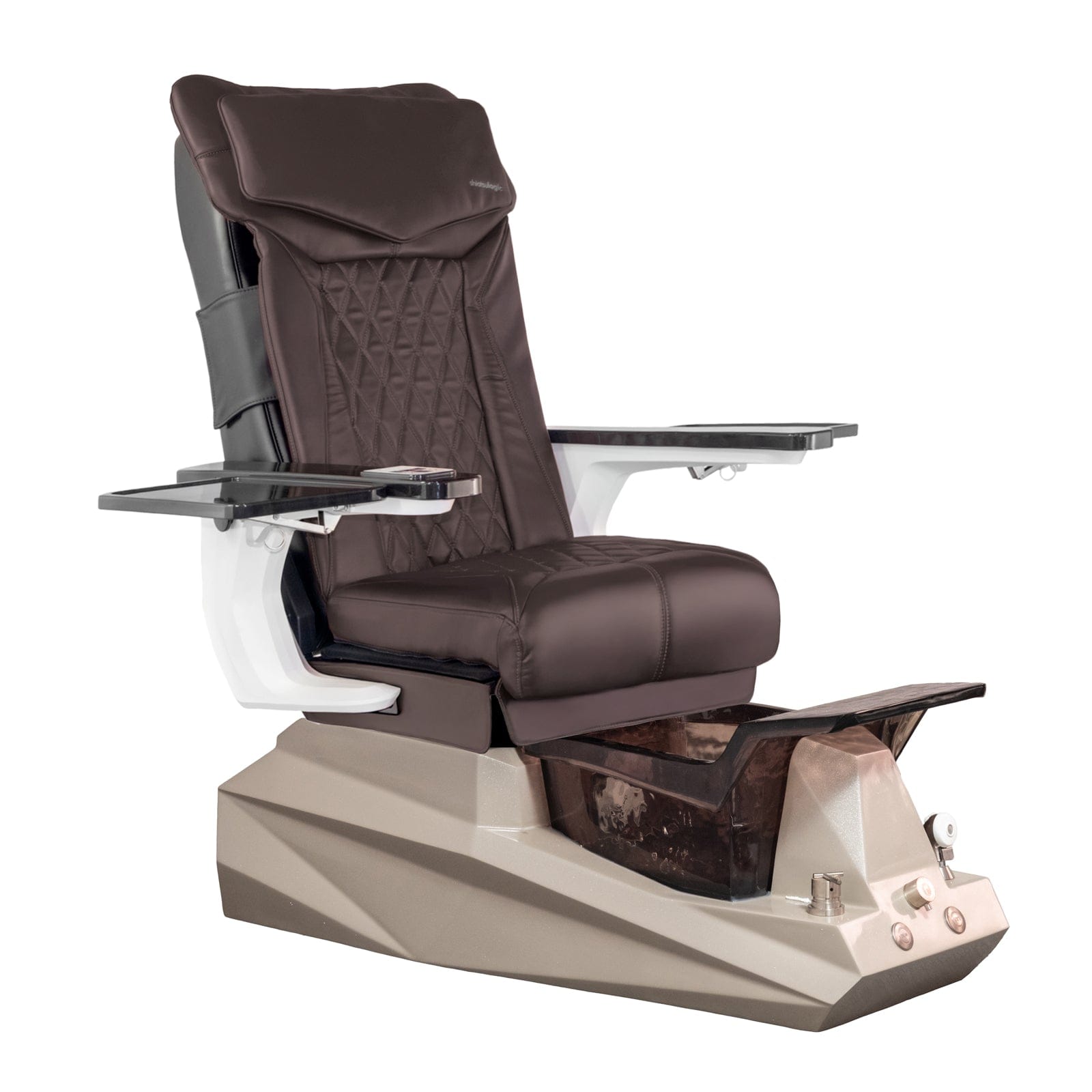 Professional DIAMOND DX Pedicure Chair for Salon & Spa - Electric Massage Nail Care Station with Adjustable Height & Footrest - Perfect for Manicure, Pedicure & Nail Treatments