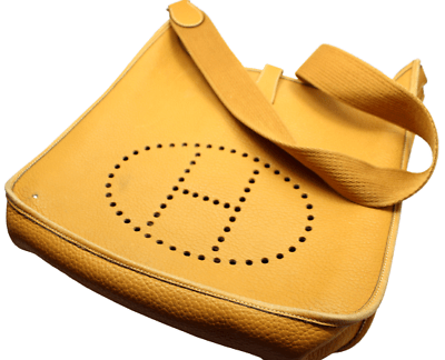 Authentic Hermes Evelyne GM Handbag in Dark Tan Clemence Leather - Luxury Shoulder Bag for Women, Perfect for Work, Travel & Everyday Use