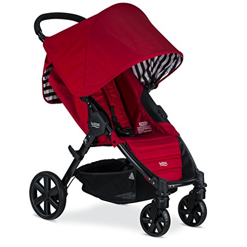 Britax Pathway Lightweight Stroller - Compact & Easy Fold, Cabana Design | Perfect for Travel, Shopping & Everyday Use with Baby