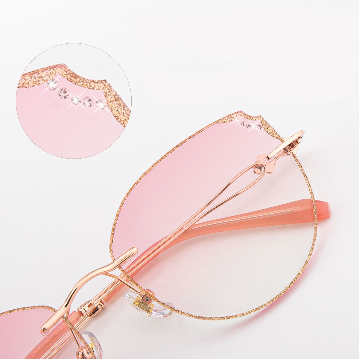 Women's Fashion HD Frameless Anti Blue Light Reading Glasses - Stylish & Comfortable for Work, Screen Time & Reading