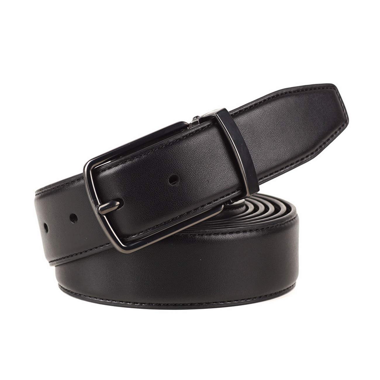 Men's Big & Tall Leather Belt - Adjustable 36