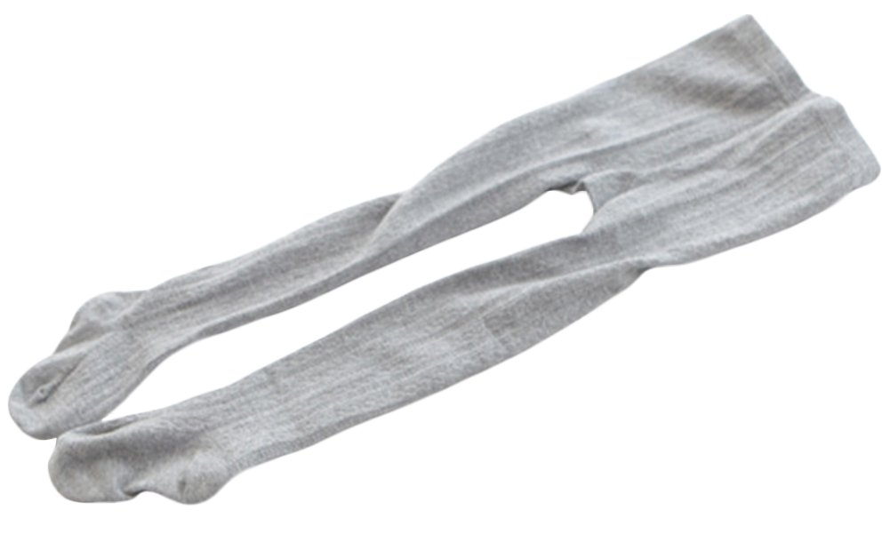 Little Girls' Solid Knitted Cotton Footed Tights - Soft Winter Leggings for Toddlers & Kids | Perfect for Playtime, School & Cold Weather Outfits