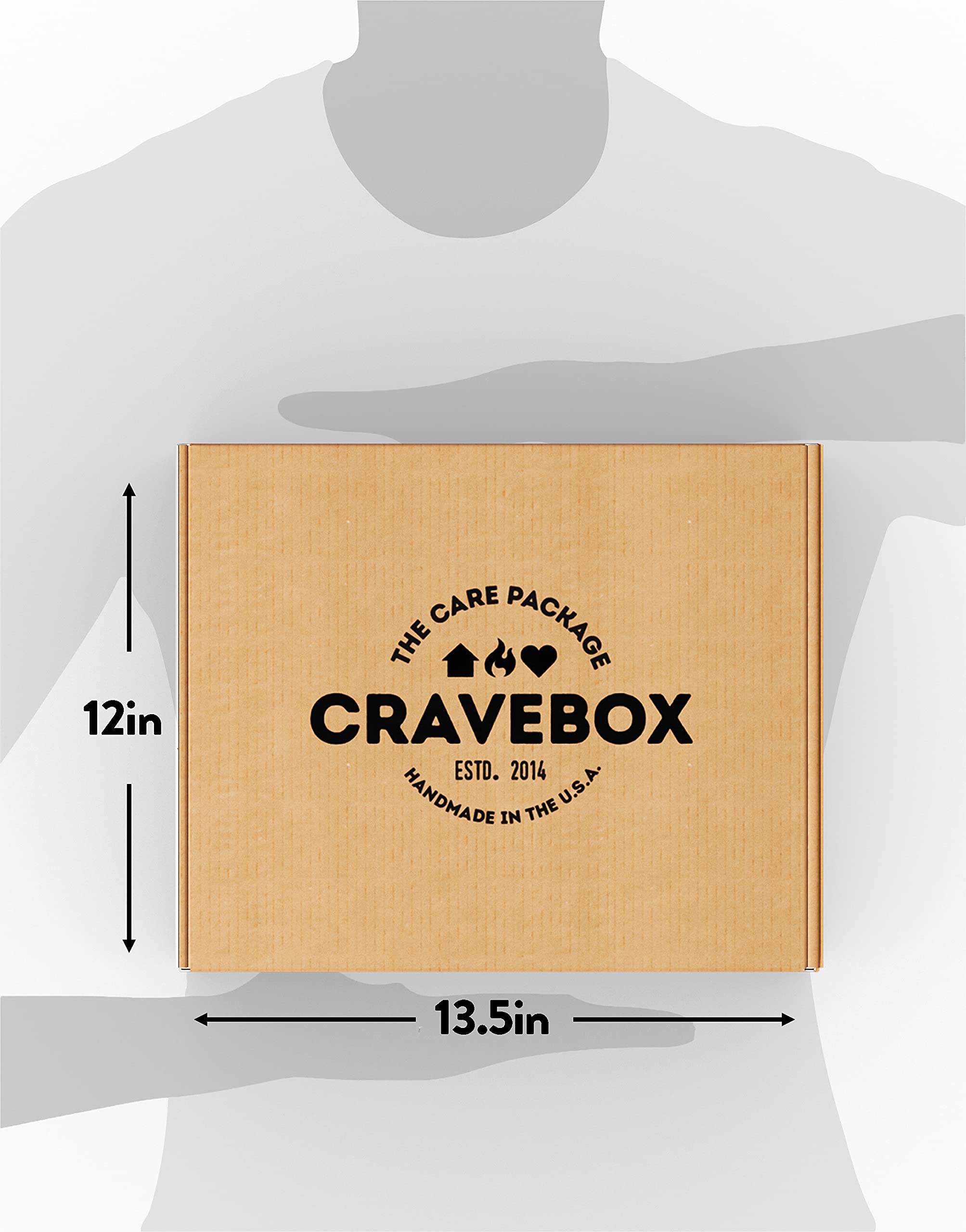 **CRAVEBOX Snack Box Variety Pack - 80 Count Assorted Treats Gift Basket for Easter, Birthdays, Office & College Care Packages - Cookies, Chips & Mix for Adults, Kids, Men, Women, Boyfriend, Grandkids - Perfect for Back to School, Parties & Gifting**