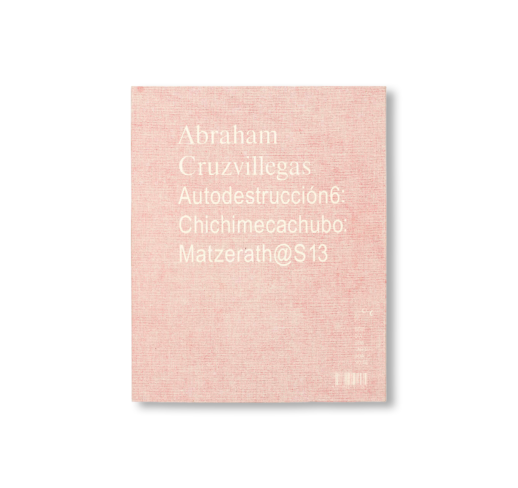 Autodestrucción6: Chichimecachubo - Matzerath@S13 Art Book by Abraham Cruzvillegas | Contemporary Art Collection, Mexican Artist Works - Perfect for Art Galleries, Museum Exhibitions & Collector's Libraries