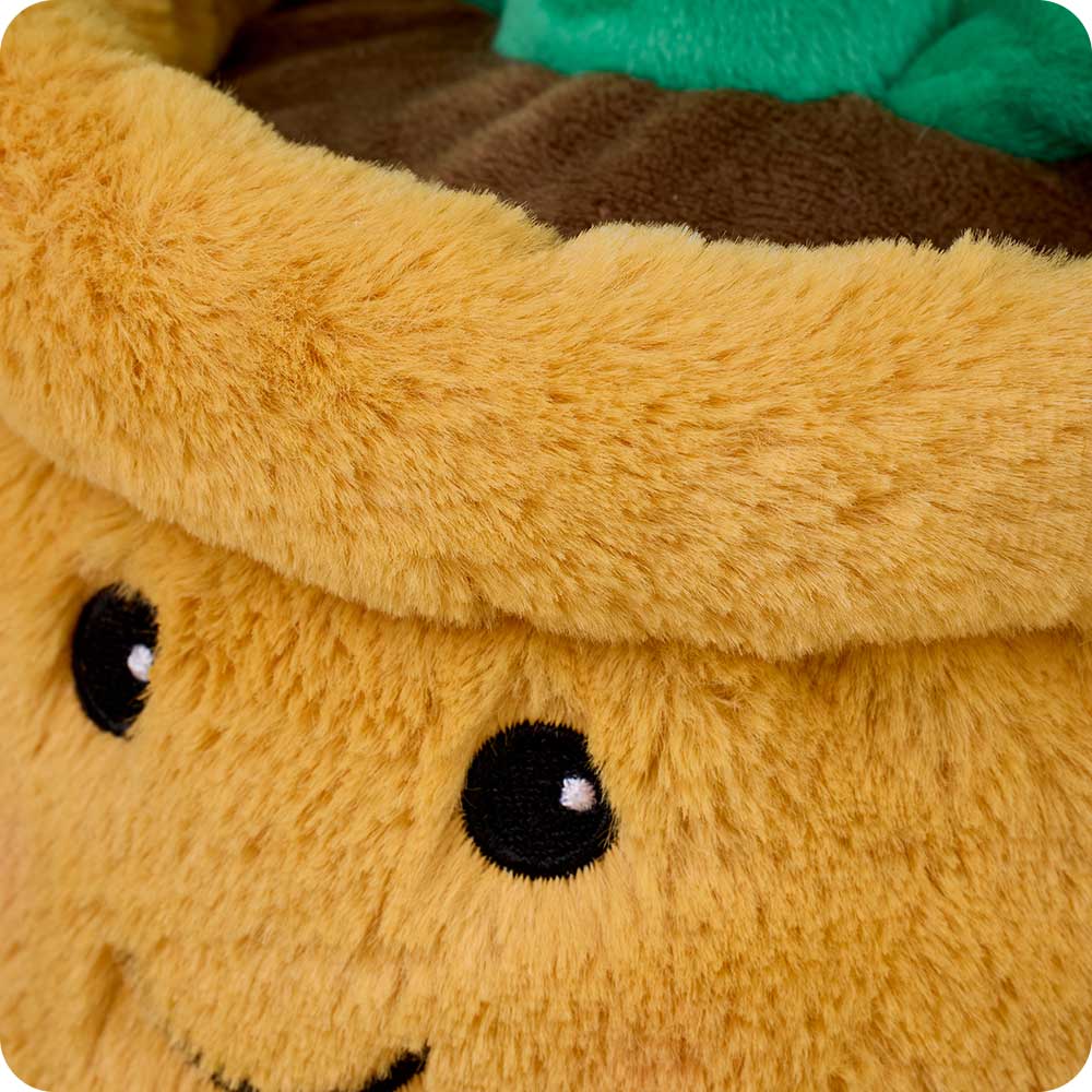 Yellow Flower Pot Warmies - Microwaveable Heating Pad for Pain Relief & Stress Relief - Perfect for Home, Office & Travel