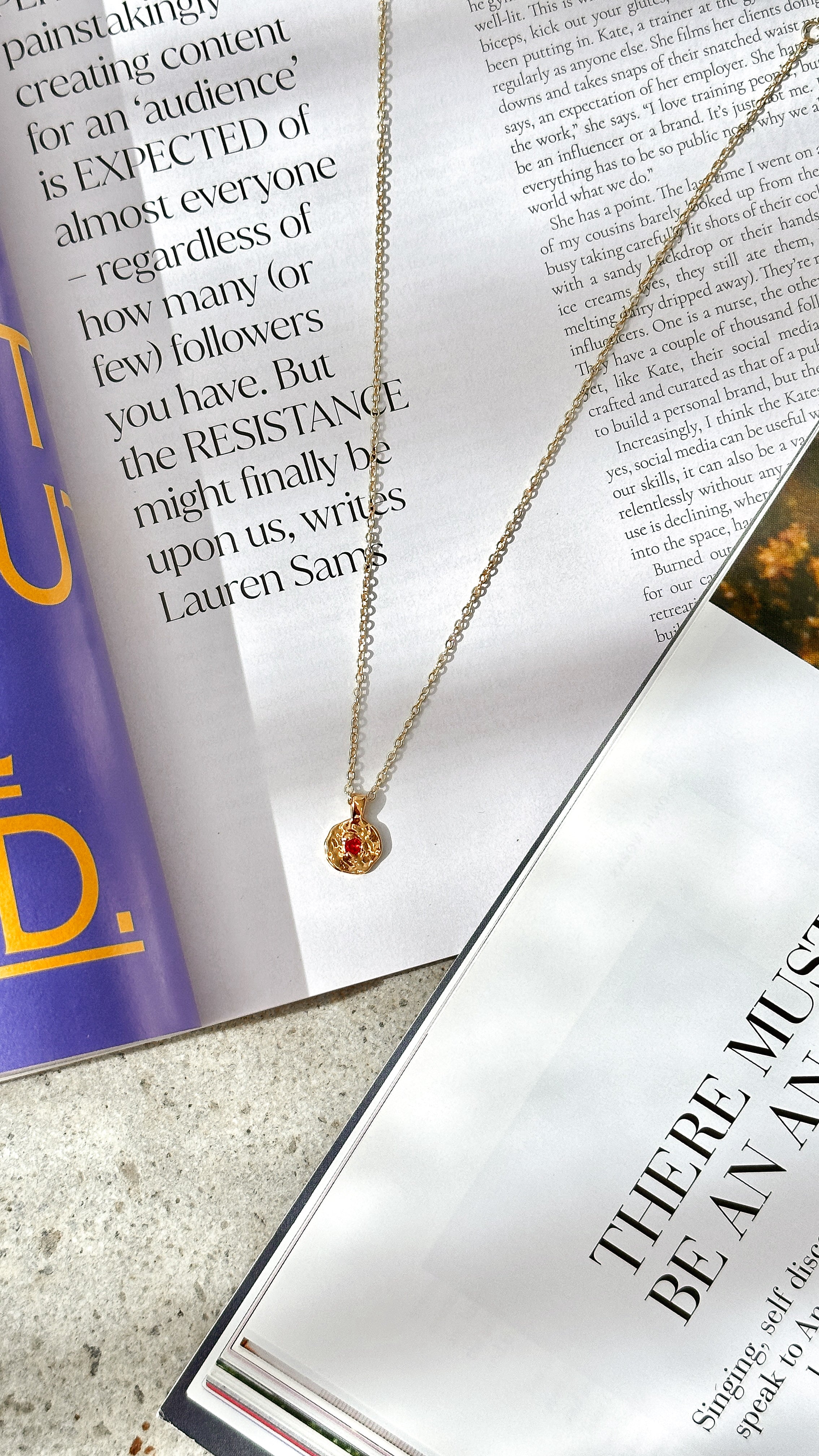 January Birthstone Necklace - Genuine Garnet Pendant Jewelry for Women | Perfect Gift for Birthday, Anniversary & Special Occasions