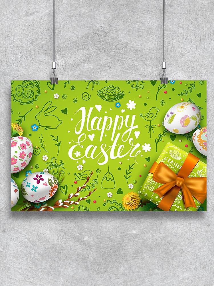 Easter Eggs and Gift Box Set - Colorful Easter Decorations for Home, Party, Classroom & DIY Crafts - Perfect for Easter Basket Fillers, Gifts & Holiday Decor