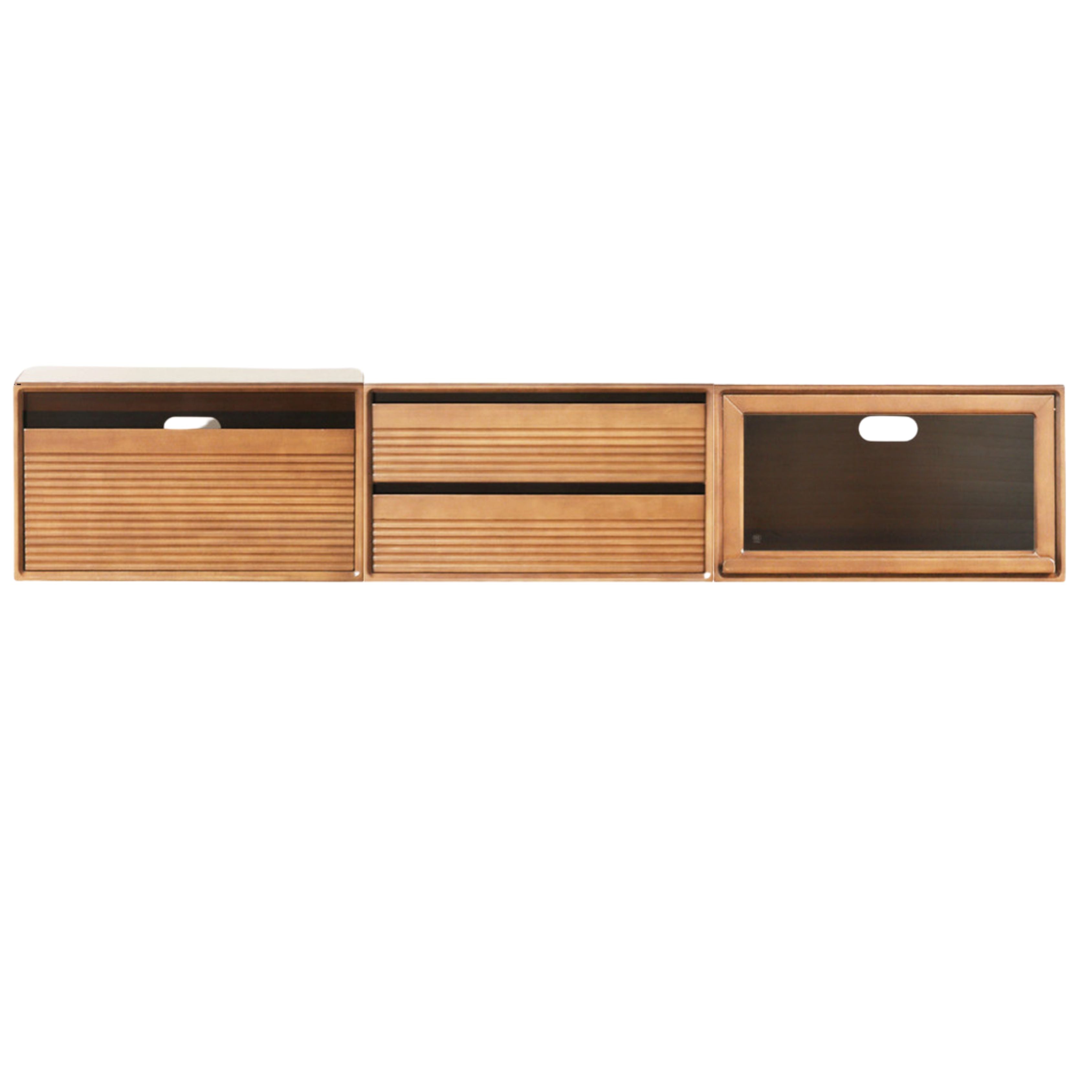 Solid Wood Medieval Floor TV Cabinet - Black Walnut, Cherry, Poplar - Perfect for Living Room, Bedroom & Home Theater Setup
