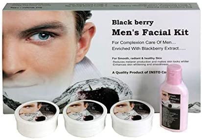 MoreLife Men’s Skincare Set with Blackberry Extract - Anti-Aging Face Wash & Moisturizer for Smooth, Radiant Skin (140g) | Daily Grooming Routine for Healthy Complexion