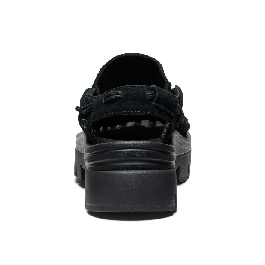 UNEEK PLT Tassel Sneakers for Men & Women - Stylish Black/Black Casual Shoes for Walking, Work & Everyday Wear