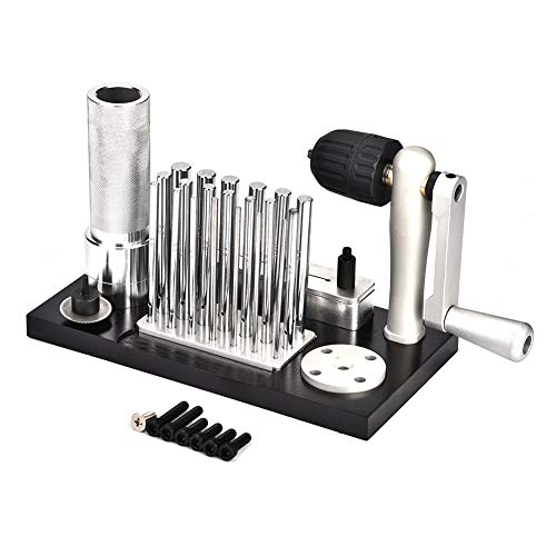 Professional Stainless Steel Jump Ring Maker Kit with Cutting Blade & 20 Mandrels (2.5mm-12mm) - Jewelry Making Tool for DIY Bracelets, Necklaces & Chainmail - Compact 10.6x6.3x4.7