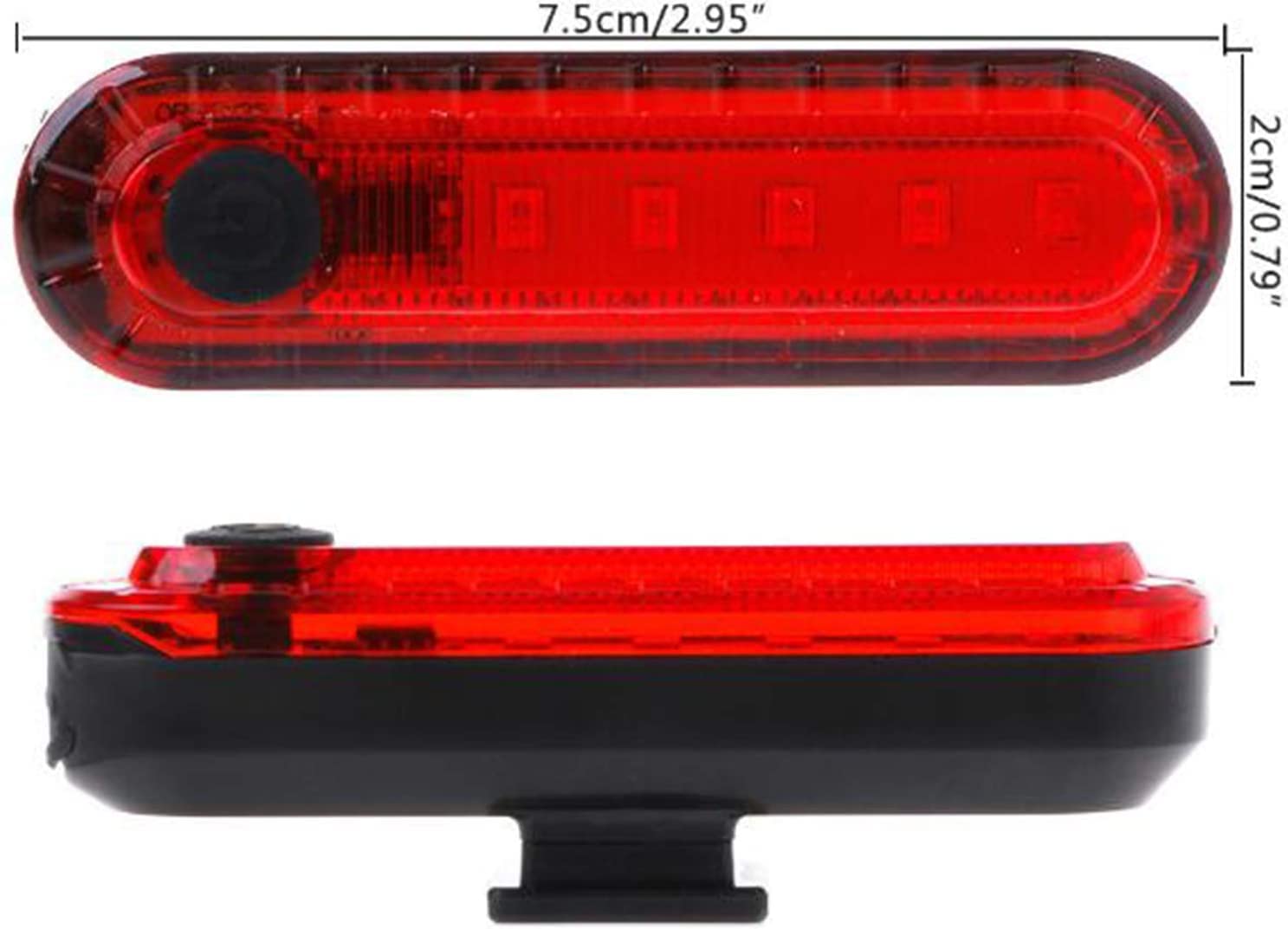 JYYBN 2 Pack USB Rechargeable Smart Bike Tail Light - Ultra Bright LED Bicycle Safety Light with 4 Flash Modes, Waterproof Cycling Accessories for Night Riding & Commuting | Perfect for Road Bikes, Mountain Bikes & Urban Cycling