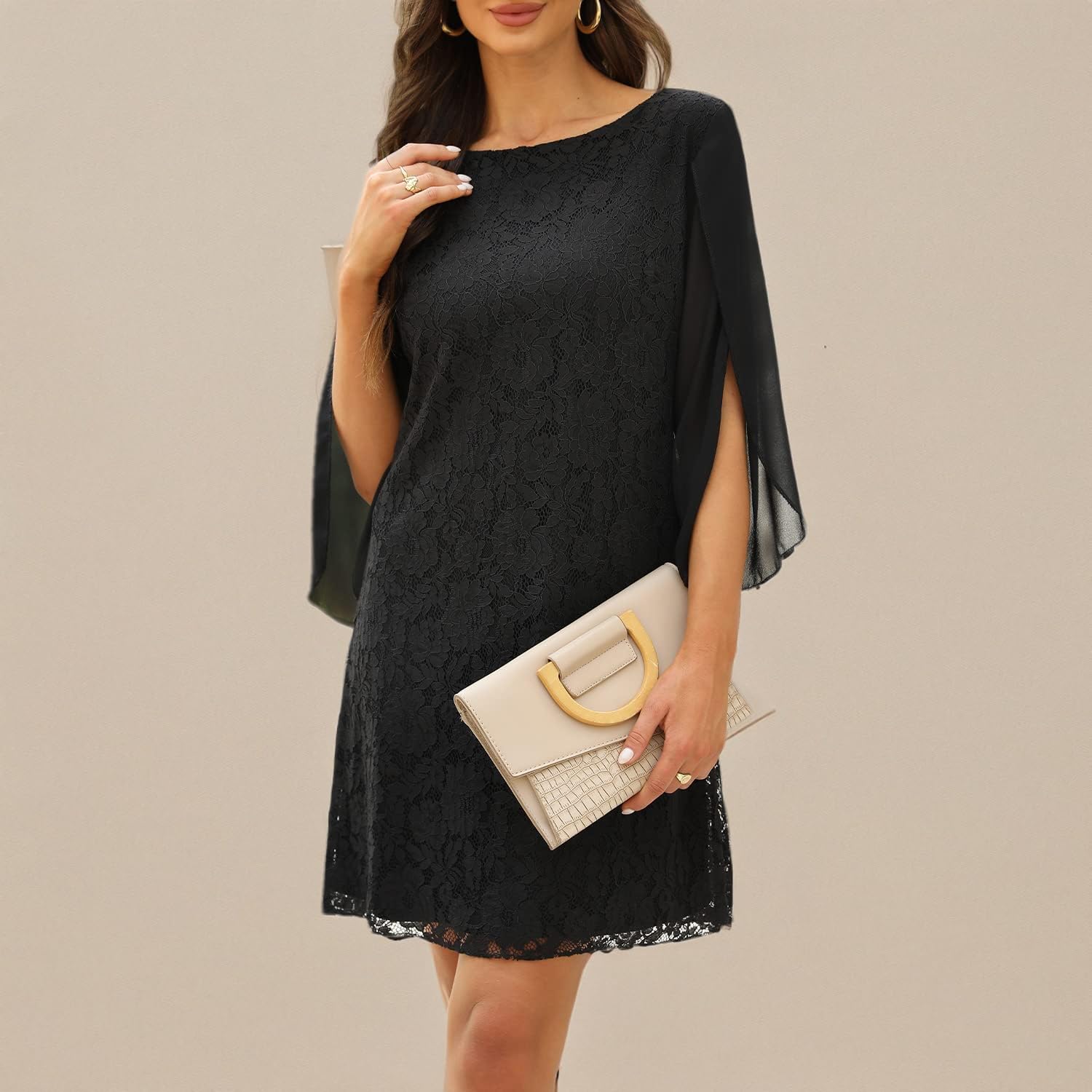 Elegant Women's Wedding Guest Dresses & Cocktail Dresses - Lace Sequin Prom Dress for Formal Occasions | Perfect for Weddings, Parties & Special Events