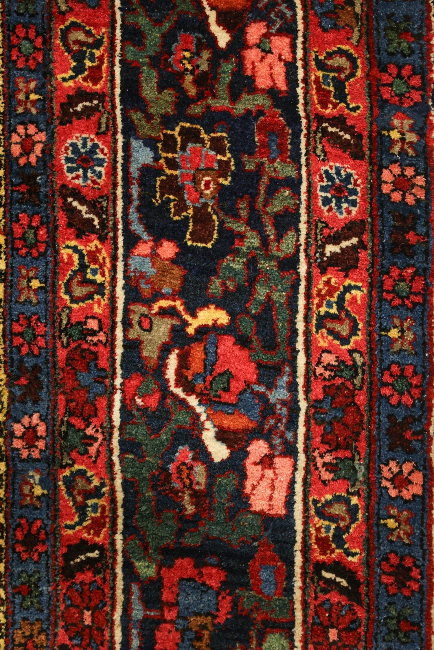 Handwoven Antique Bijar Tribal Rug - Traditional Persian Carpet for Home Decor, Living Room, Bedroom - J76422