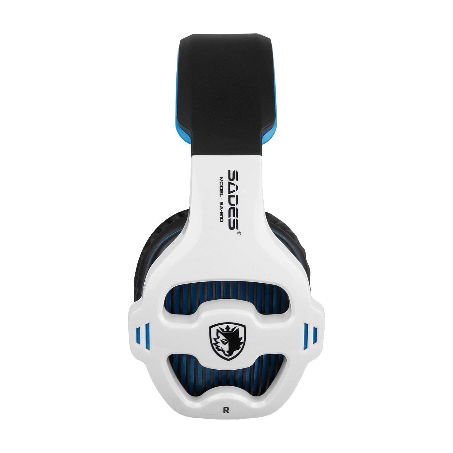HOUSAI Gaming Headset for Xbox Series X/S, PS5, PS4, PC - Noise Cancelling Over-Ear Headphones with Mic - White - Perfect for Competitive Gaming & Online Chat