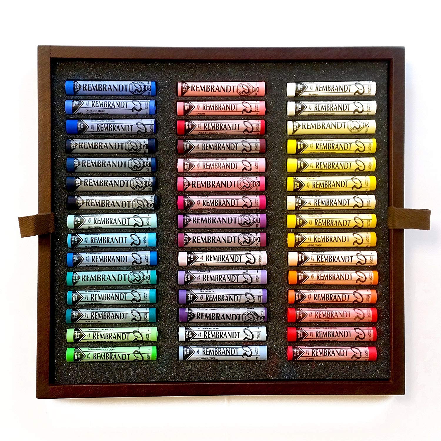 Royal Talens Rembrandt Extra Fine Soft Pastels - 90 Professional Artist Quality Pastel Set in Wooden Box for Landscape Drawing & Sketching - Perfect for Artists, Students & Art Enthusiasts