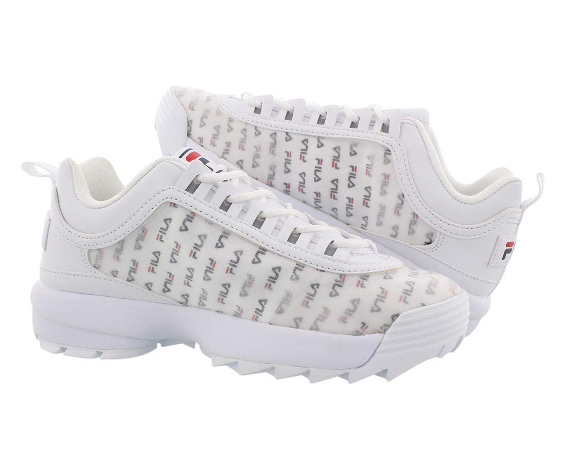 Fila Disruptor II Women's Chunky Sneakers with Clear Logos - Trendy Platform Shoes for Casual Wear, Street Style & Fashion Outfits