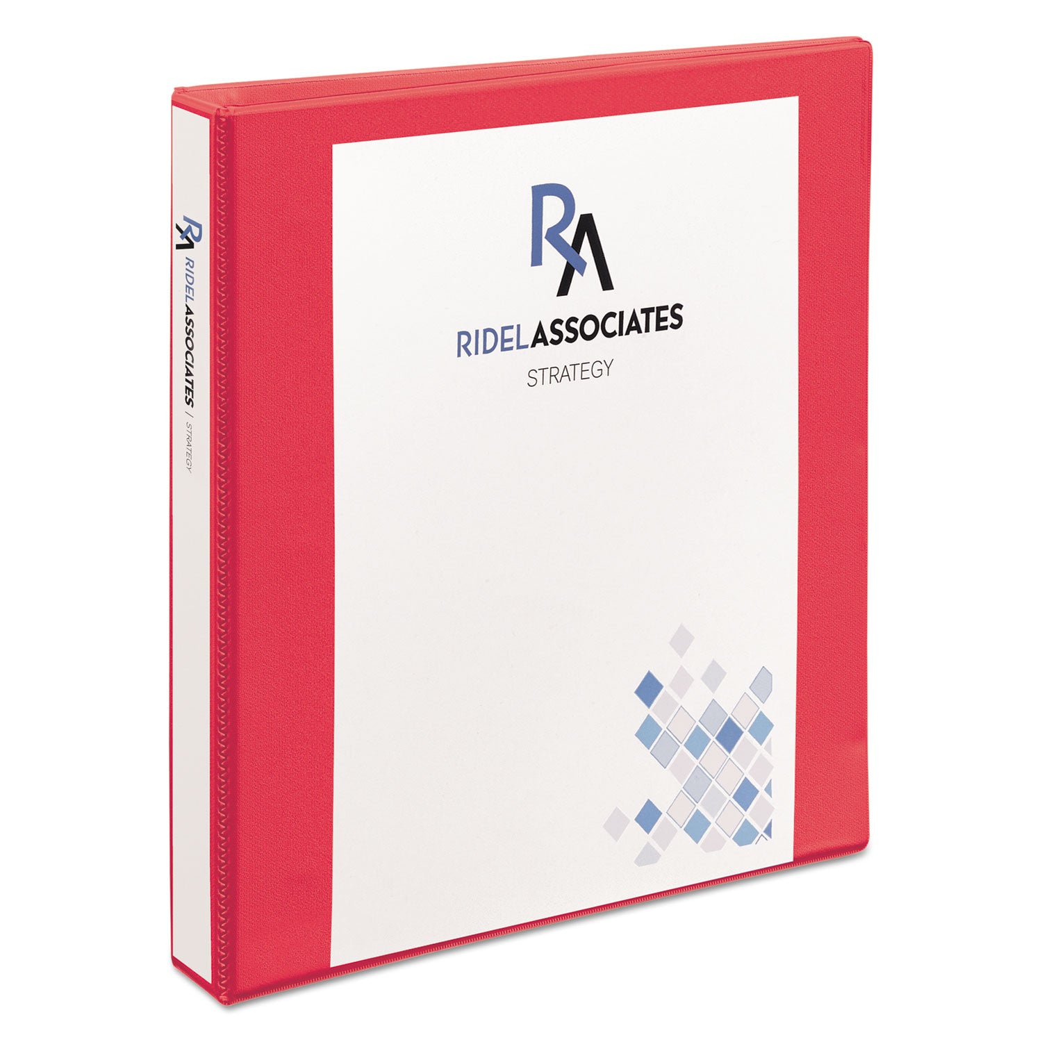 Avery® Durable 3-Ring Binder with DuraHinge™ Technology, 1 Inch Slant Ring Capacity, 11 x 8.5 Inches, Coral - Perfect for School, Office & Home Organization