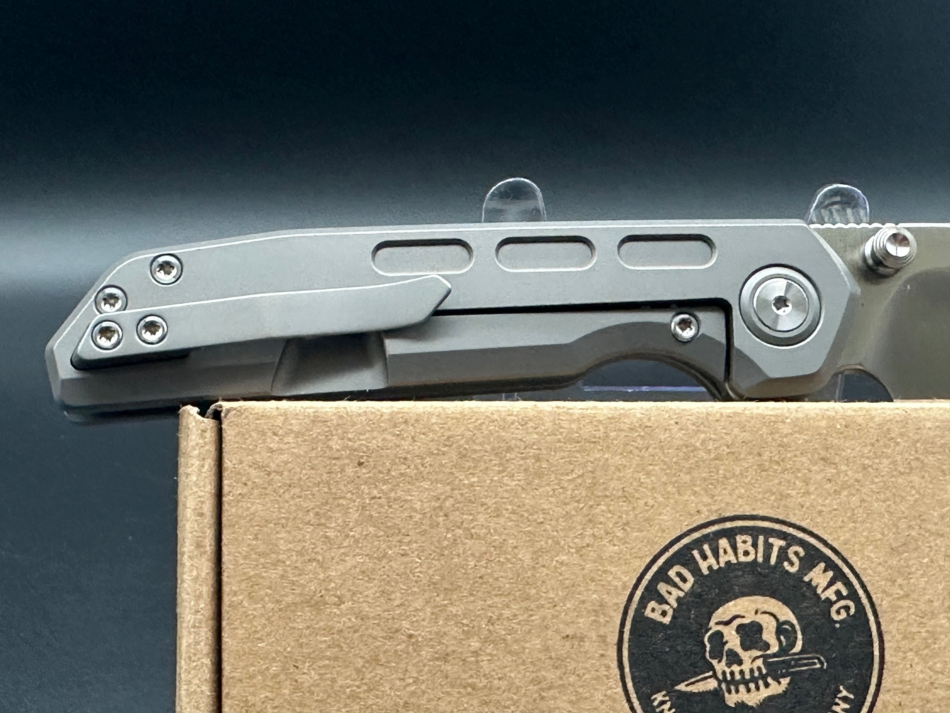 Bad Habits Mofo Tanto Knife - Premium Tactical Fixed Blade for Outdoor Survival, Camping & EDC | Perfect for Hunting, Bushcraft & Self Defense