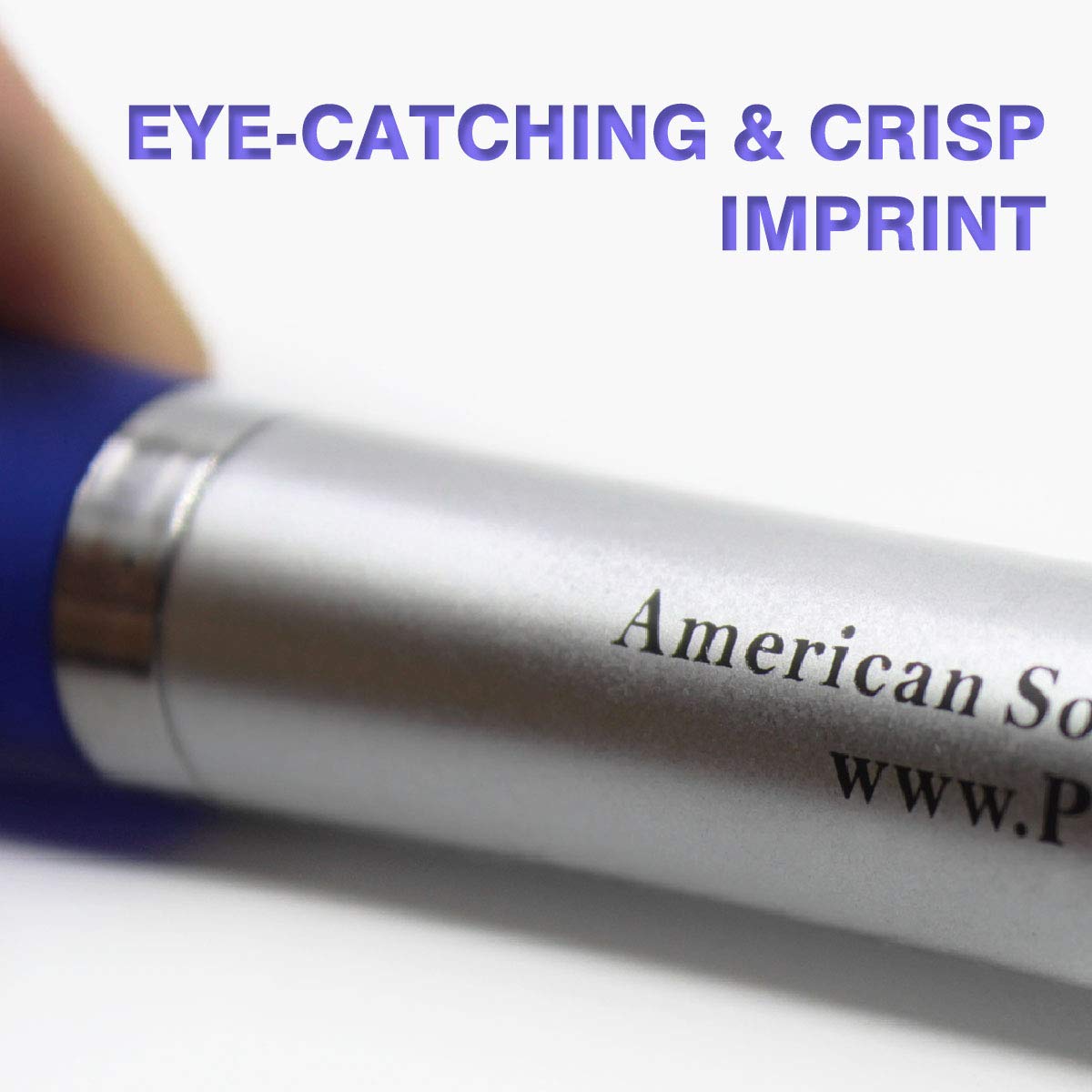Custom Printed Ballpoint Pens - Bulk Personalized Click Action Pens with Your Logo, Name, or Message - Perfect for Corporate Gifts, Promotional Items, and Branding Events