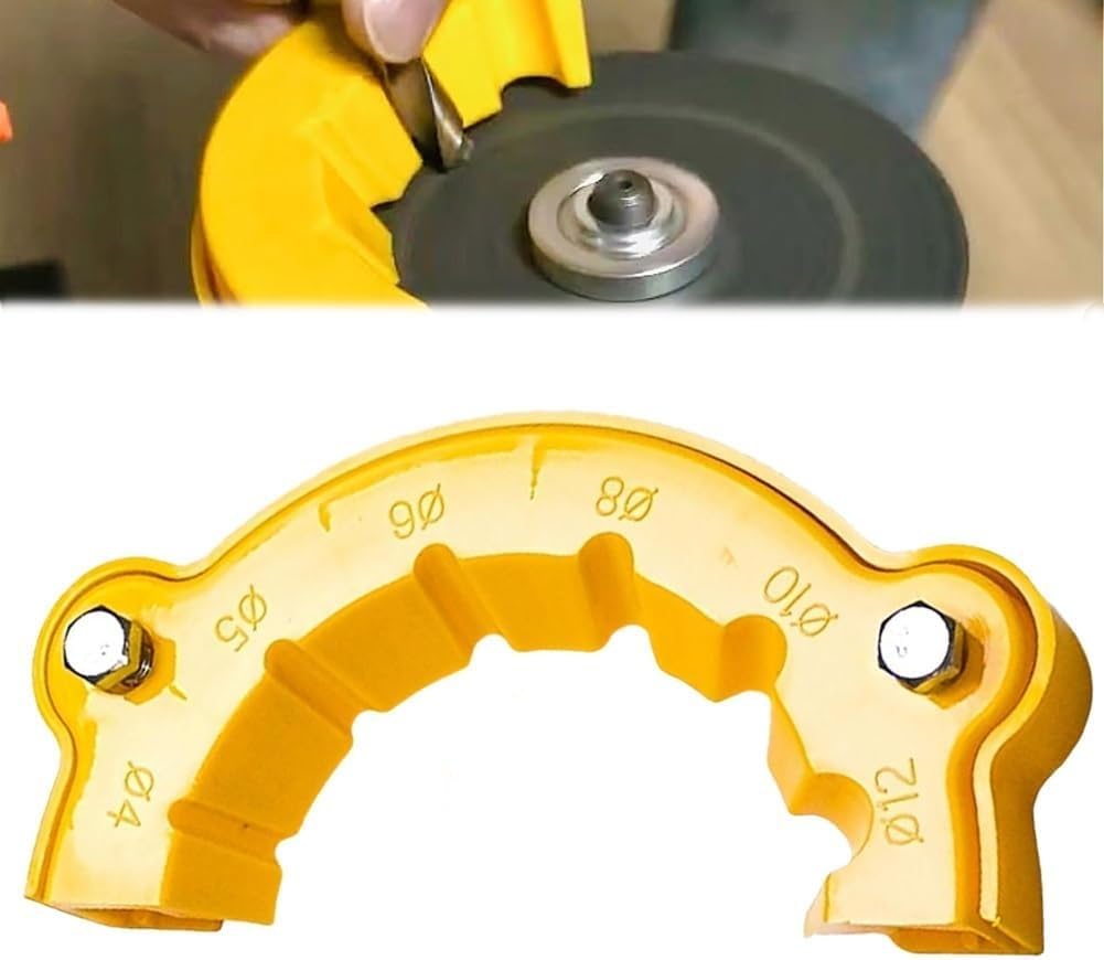 2025 New Drill Bit Sharpener & Grinding Attachment - Multi-Specification Angle Grinder Tool for All Drill Bits | Electric Drill Bit Sharpener for Home DIY, Woodworking & Metalworking Projects (1pc)