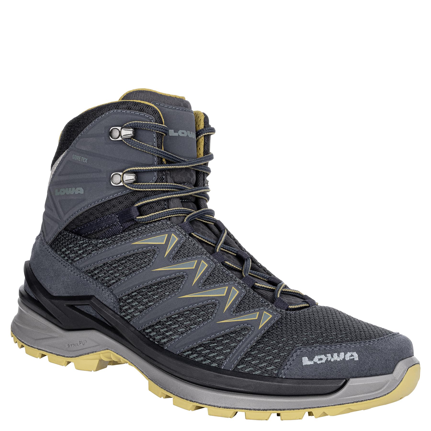 Lowa Innox Pro GTX Mid Hiking Boots for Men - Waterproof Navy Blue Size 11 - Lightweight & Durable for Outdoor Adventures, Trekking & Backpacking