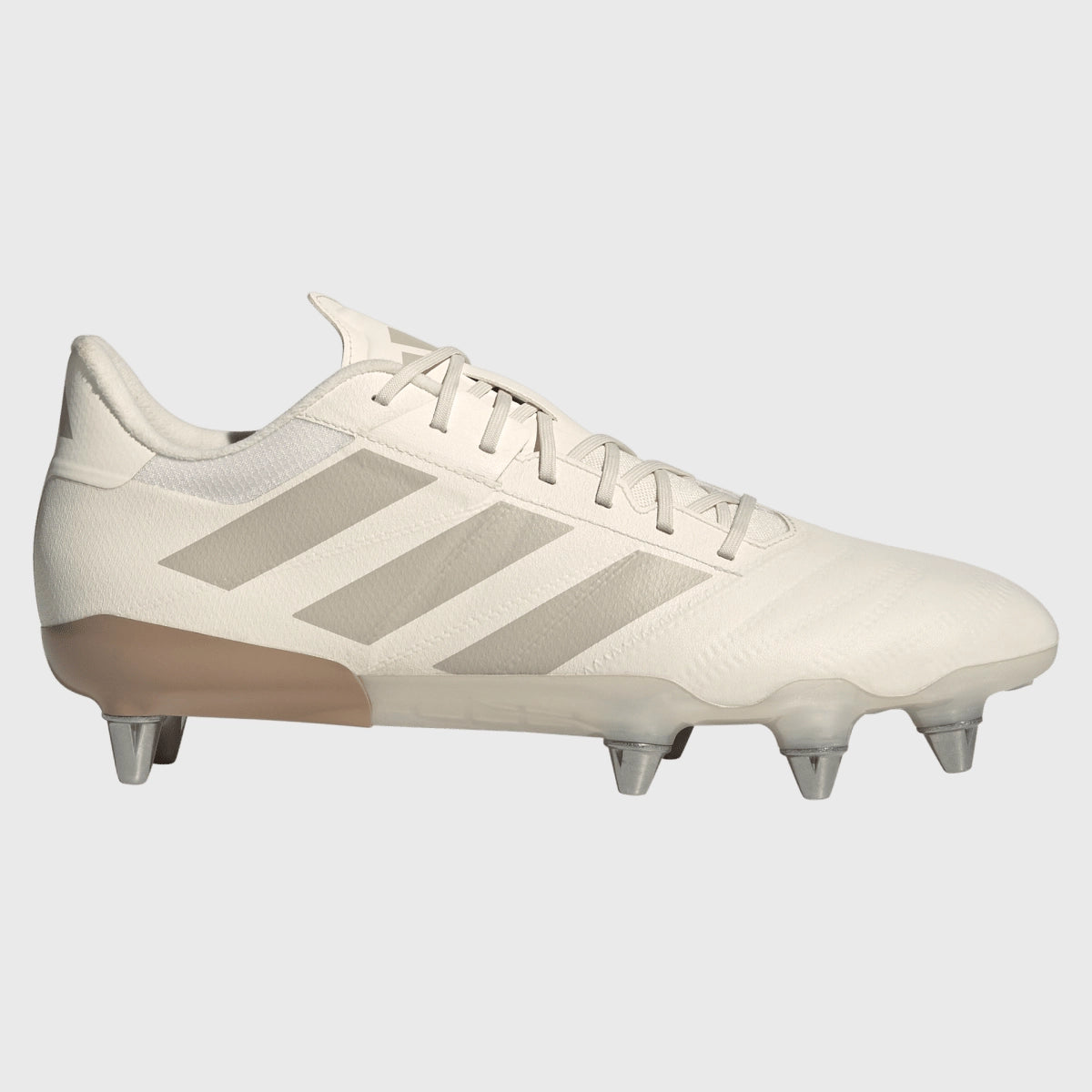 Adidas Kakari RS SG Rugby Boots for Men - Off White Cleats for Firm Ground - Perfect for Rugby Matches & Training