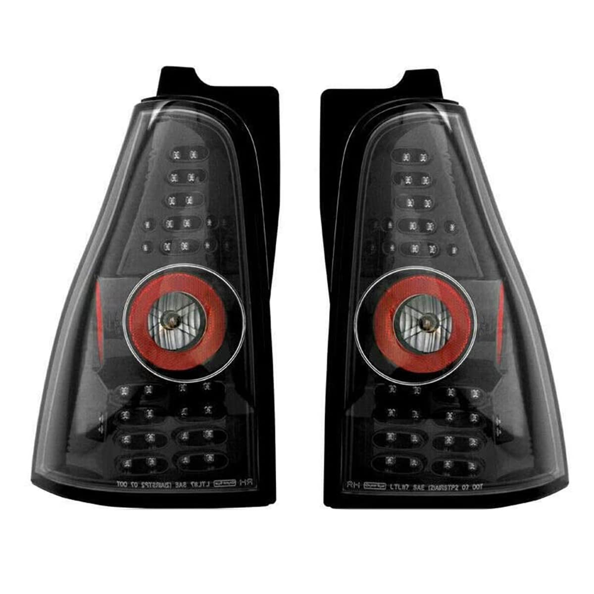 2004-2008 Toyota 4Runner LED Tail Lights Pair - Black Smoke Style Replacement for Improved Visibility & Safety | Perfect for Night Driving, Off-Roading & Custom Car Upgrades