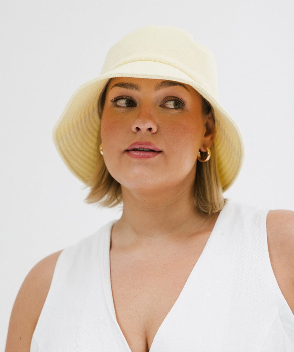 Blair Terry Bucket Hat for Women - Summer Sun Protection Outdoor Casual Hat - Perfect for Beach, Hiking, and Travel Accessories