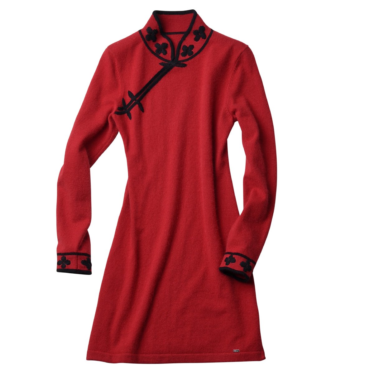 Zhili Women's 100% Pure Cashmere Brooke Shift Dress - Soft & Elegant Knitwear for Work, Parties & Special Occasions