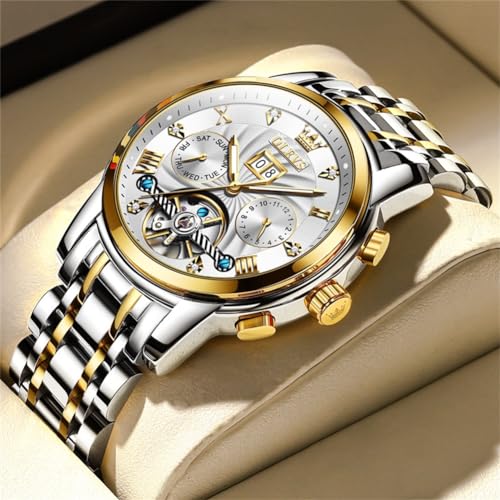 9910 two tone strap & white dial