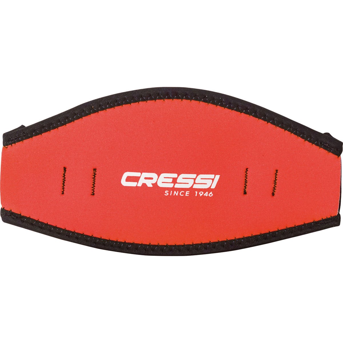 Cressi Neoprene Scuba Diving Mask Strap Cover - Comfortable & Durable Snorkeling Accessory for Men & Women (Red) - Perfect for Ocean, Pool & Beach Water Sports Activities