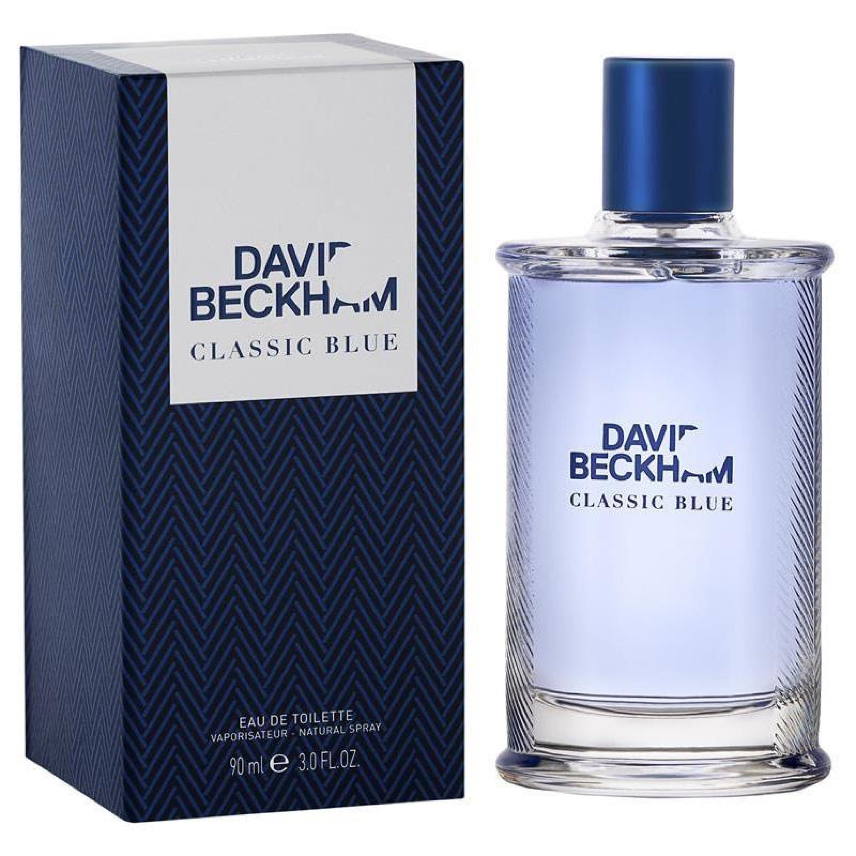 David Beckham Classic Blue 90ML EDT Spray for Men - Fresh Aquatic Cologne with Long-Lasting Fragrance | Perfect for Daily Wear, Office & Date Nights