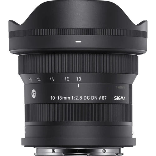 SIGMA 10-18mm F2.8 DC DN Contemporary Lens for Sony E-Mount | Ultra Wide Angle APS-C Mirrorless Camera Lens | Perfect for Landscape, Architecture & Vlogging Photography