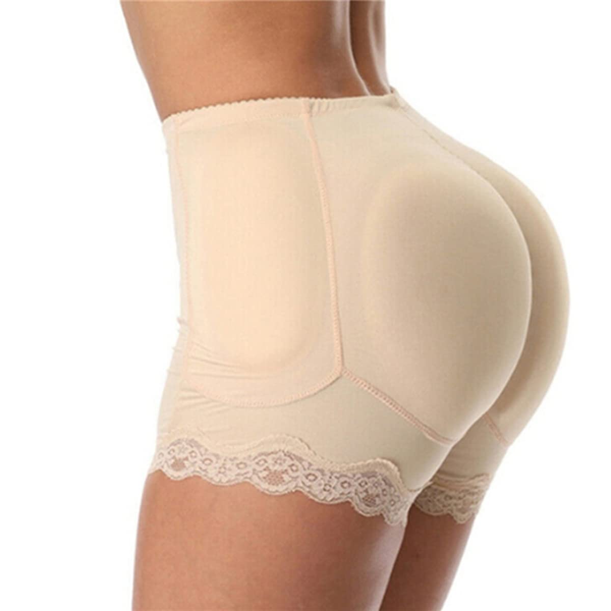 JINPENGRAN Women's Butt Lifter Padded Panties - Hip Enhancer Shaper Underwear with Fake Butt Pads, Body Shaping Control, Slimming Design, Size 4XL - Perfect for Curvy Look, Special Occasions & Confidence Boost