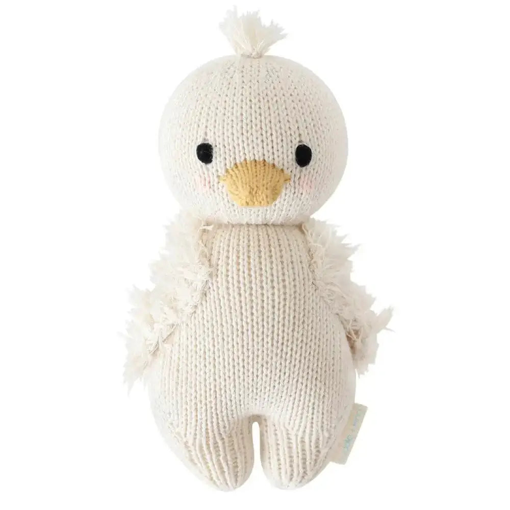 Cuddle + Kind Hand-Knit Baby Gosling Doll - Soft & Safe Plush Toy for Newborns, Infants & Toddlers - Perfect for Nursery Decor, Baby Shower Gifts & Early Childhood Development