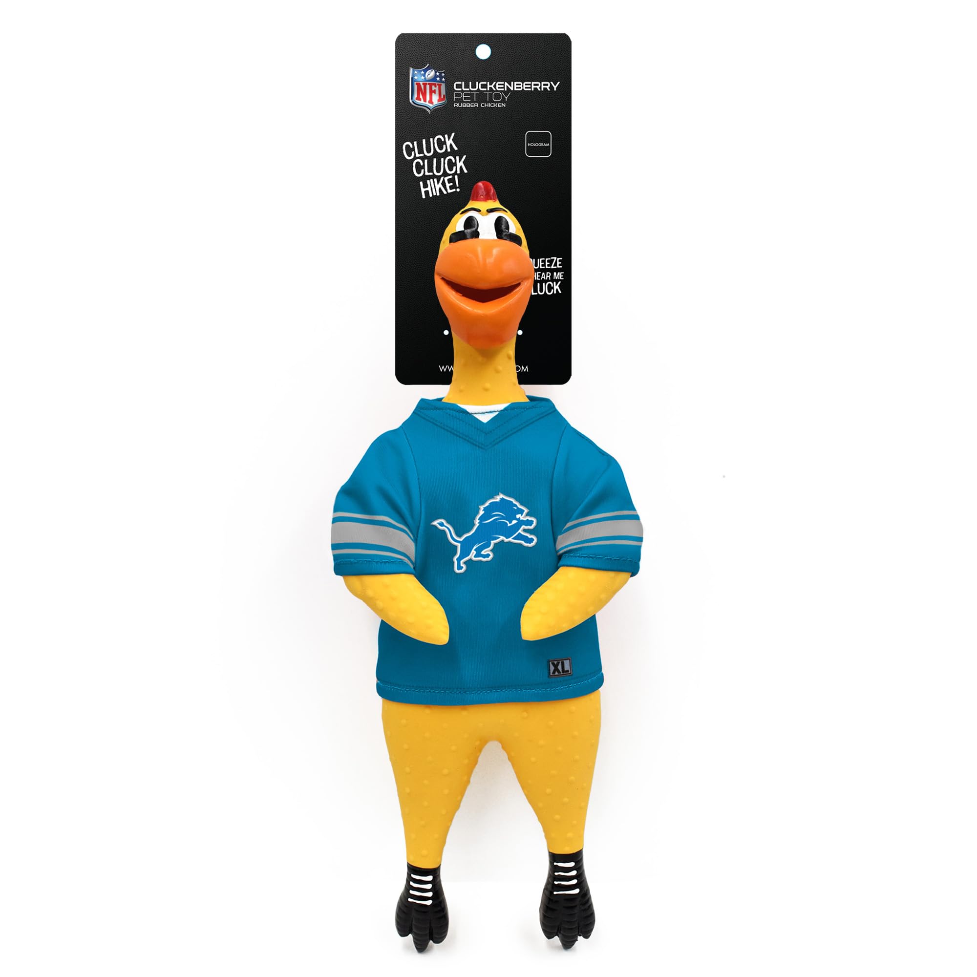 Official NFL Team Rubber Chicken Toy - Fun Novelty Gift for Football Fans - Great for Game Day Parties, Tailgating & Pranks