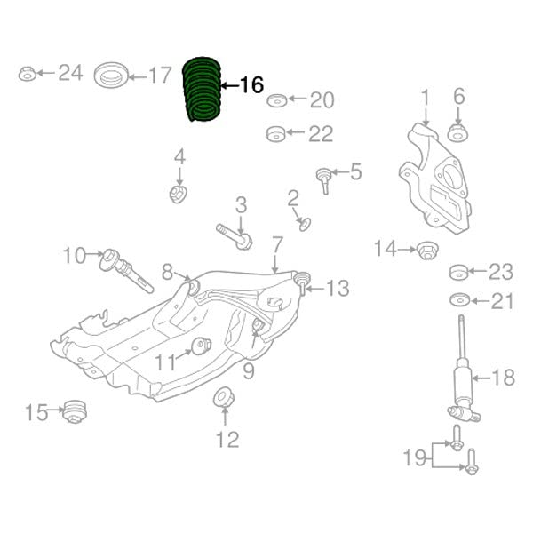 Mopar 68030415AD Front Coil Spring - High-Performance Suspension Replacement for Jeep, Dodge, Ram | Off-Road & Daily Driving