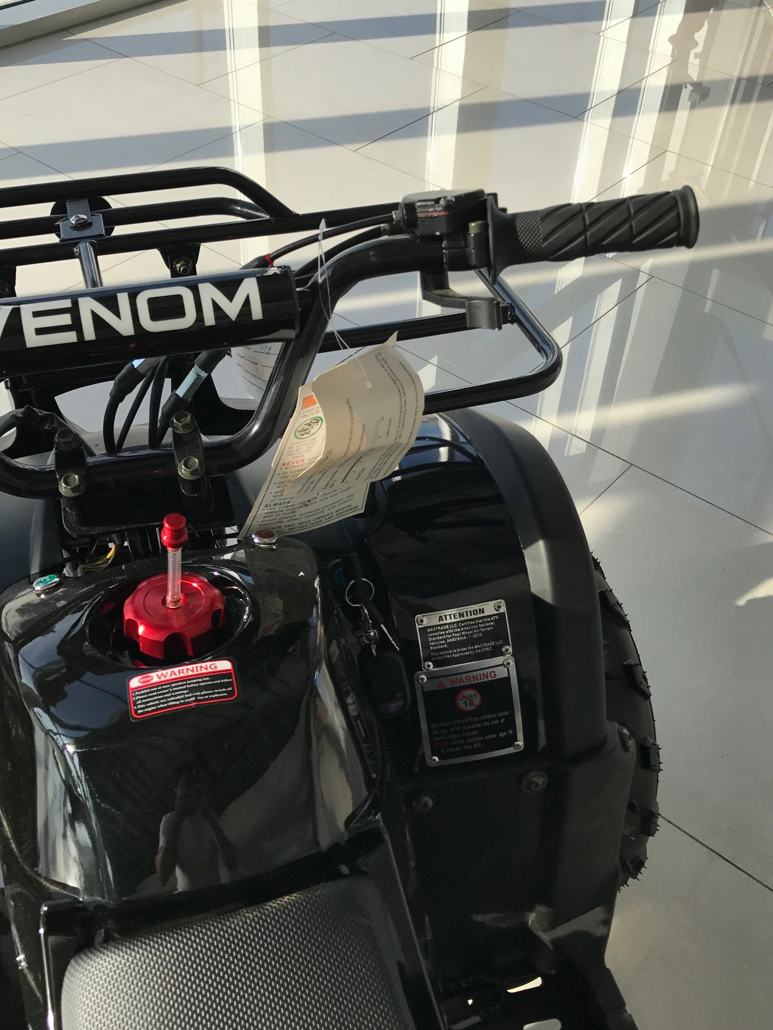 Venom Kodiak 125cc ATV - Fully Automatic with Reverse Gear for Off-Road Adventure & Trail Riding