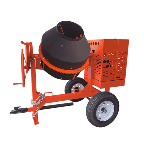 C9P Heavy Duty Polyethylene Concrete Mixer Drum - Durable Construction Mixing Equipment for DIY Projects & Professional Use