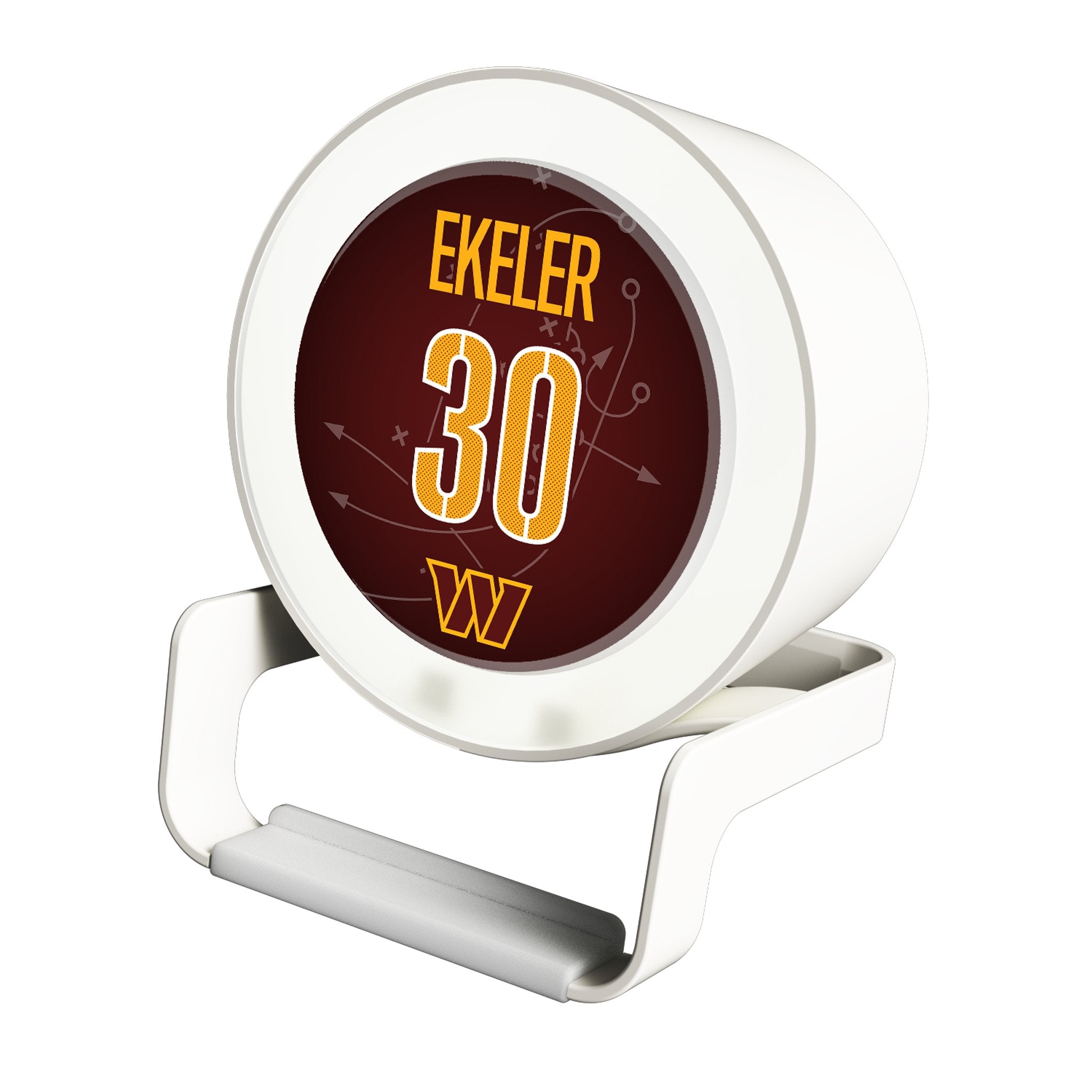Austin Ekeler Washington Commanders 30 Night Light with USB Charger & Bluetooth Speaker - Perfect for Bedroom, Nursery, and Game Room Decor