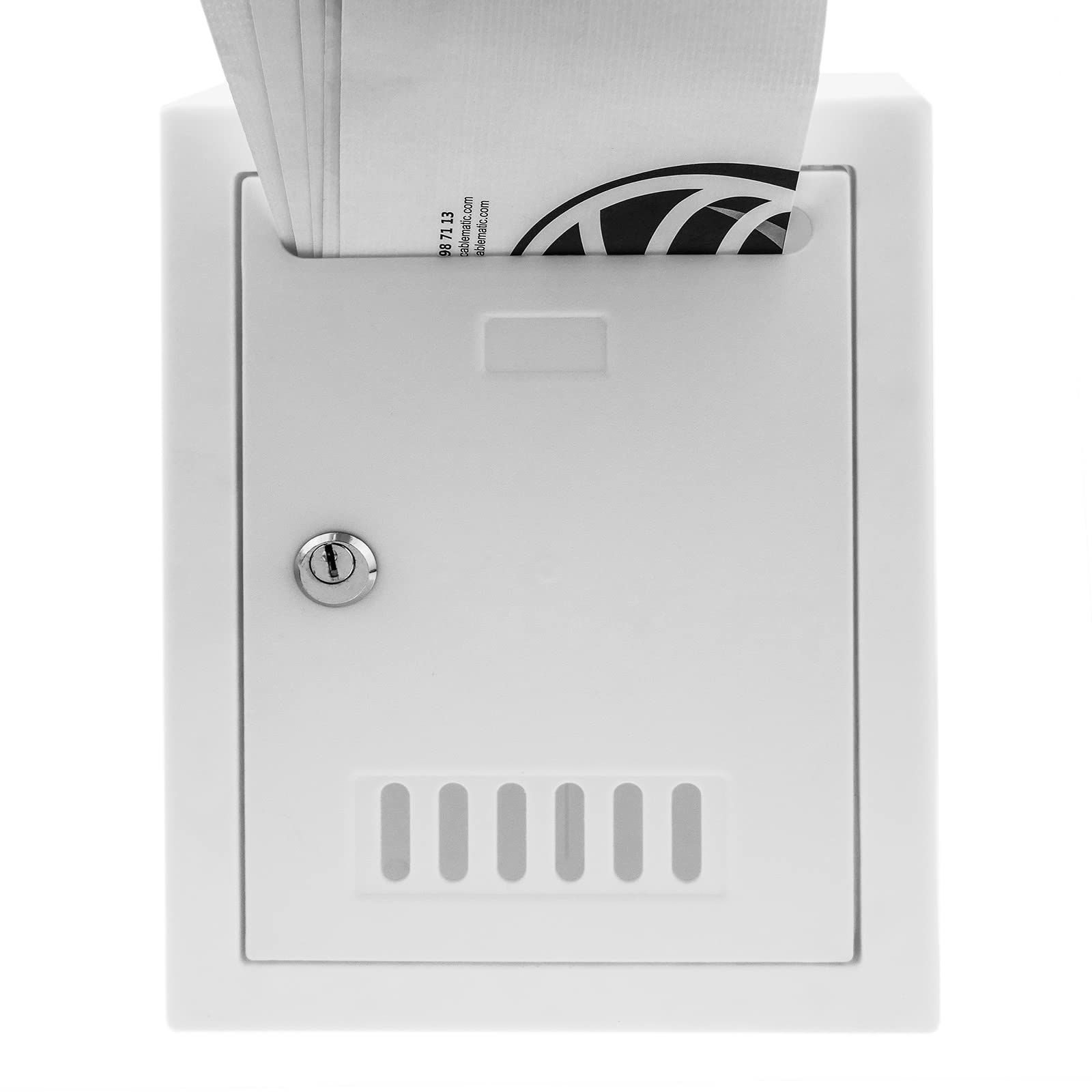 White Plastic Mailbox 8.1