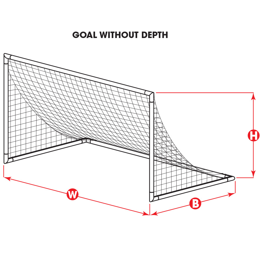 Kwikgoal 6.5x12 Soccer Goal Net - Durable Professional Soccer Training Net for Backyard, Field & Practice - Perfect for Youth & Adult Soccer Games