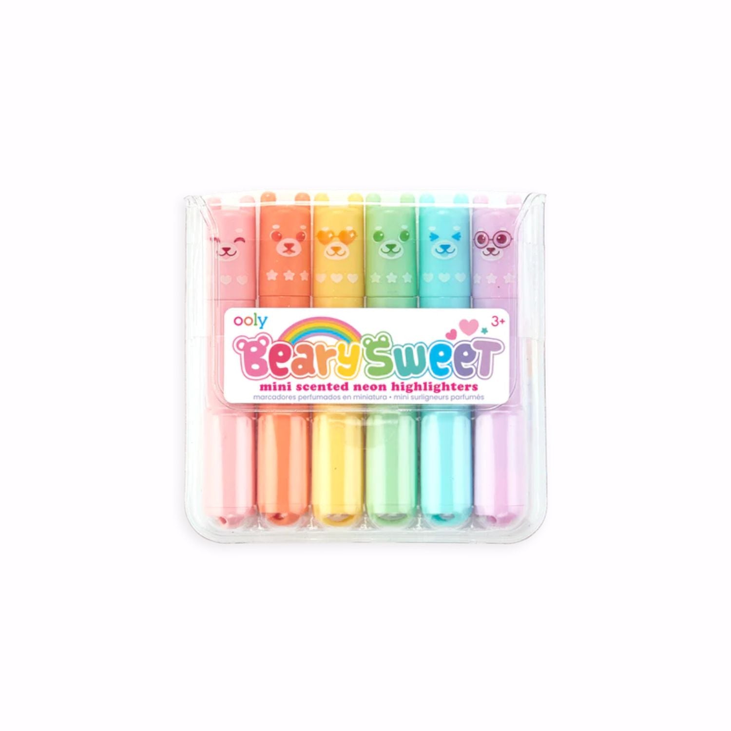 6-Pack Mini Scented Highlighters - Assorted Colors & Fragrances for School, Office & Study Notes Organization