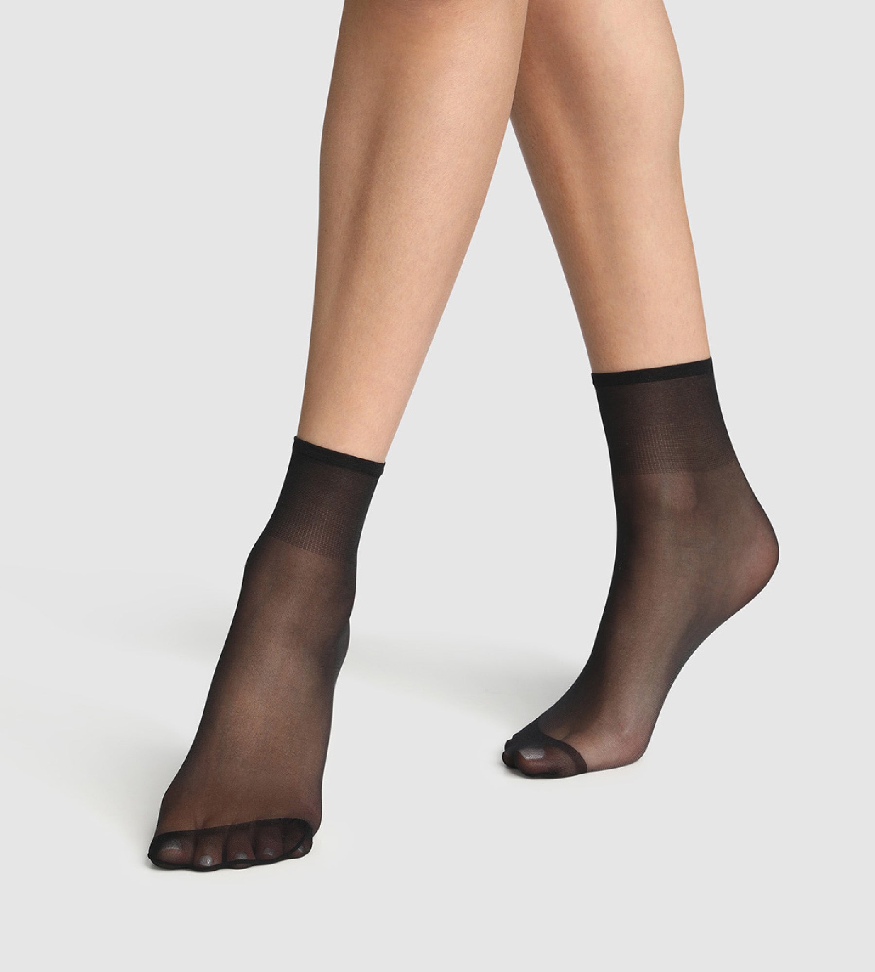 2 Pairs of Sublim 14D Black Iridescent Socks for Women - Shimmering Fashion Socks for Work, Gym & Everyday Wear