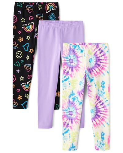 Doodle Icons/Pruple/Multi Tie Dye 3-pack
